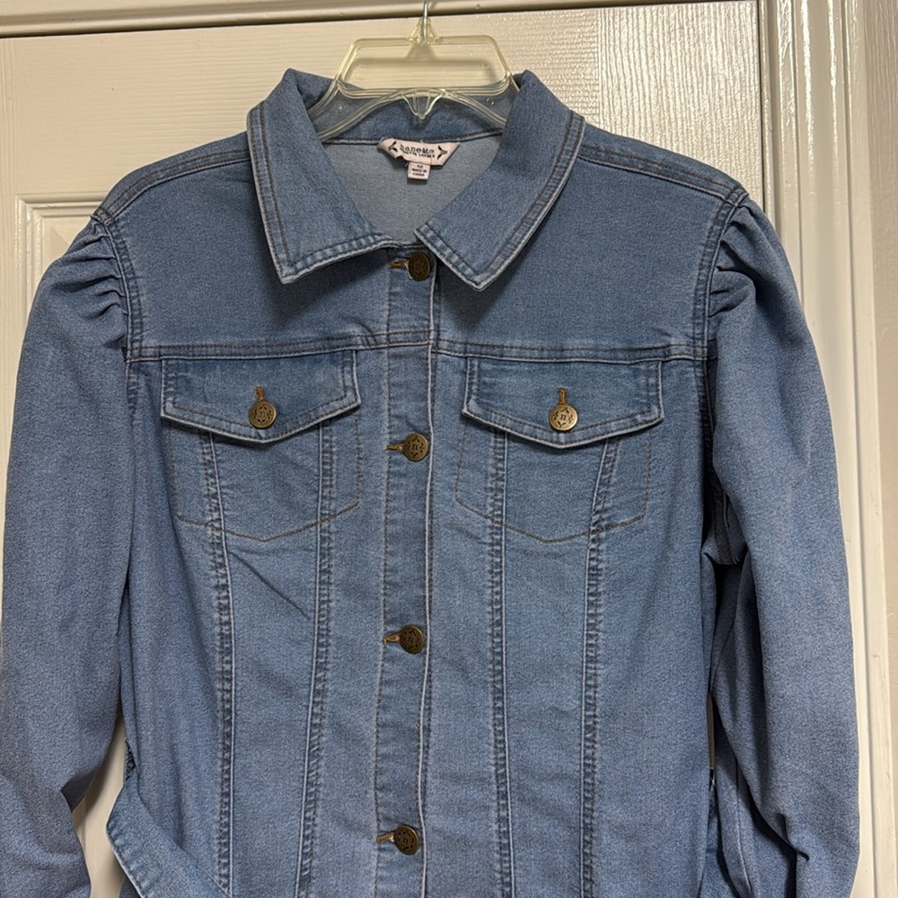 NWT Nanette Lepore Women's Belted Button Front Stretch Denim Shirt Mini Dress - Picture 10 of 16